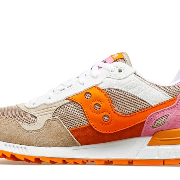 Saucony Shadow 5000 Tan/Orange Men Size 13 New - Picture 4 of 12